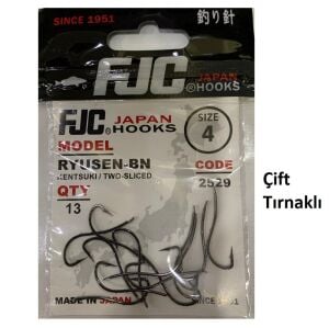 FJC 2529 No:4 Ryusen Black Nikel Olta İğnesi 13 Adet