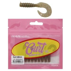 Hanfish Gurt 45 4.5cm LRF Silikon Yem 10 Adet AGT108 Bloodworm