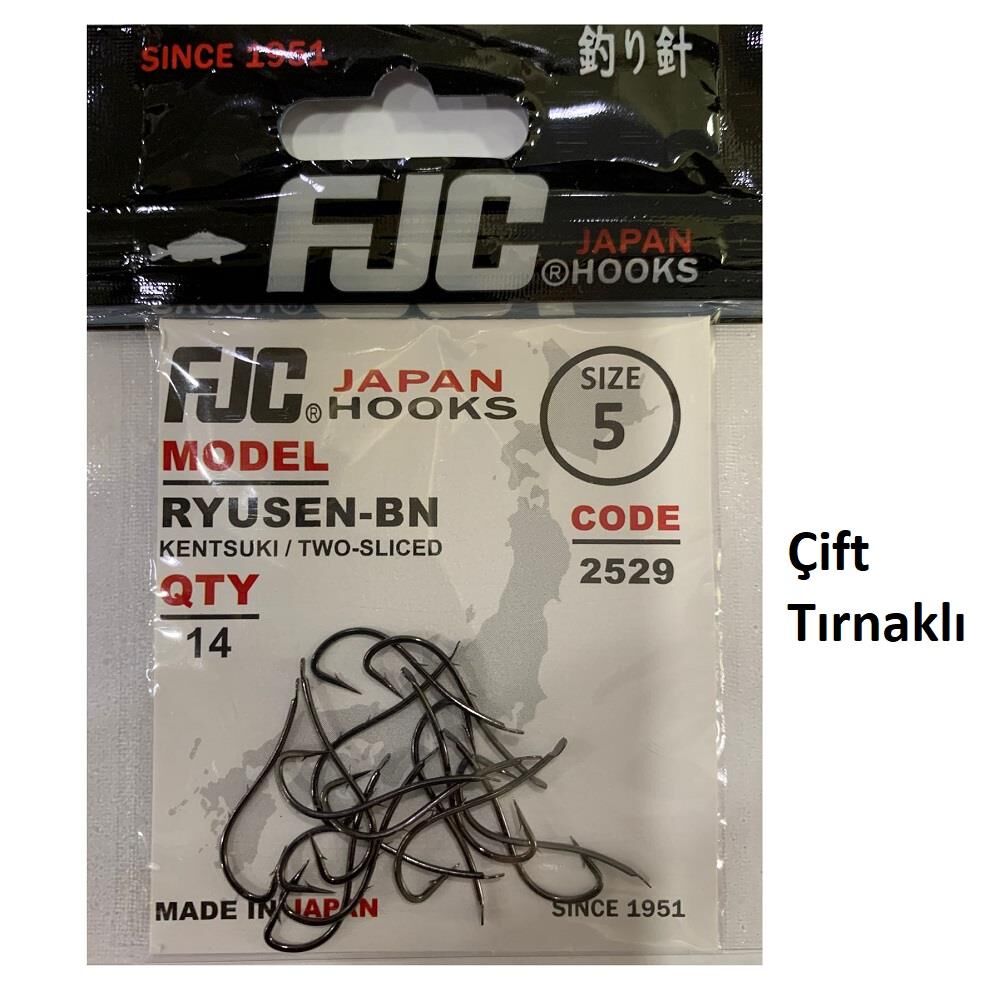 FJC 2529 No:5 Ryusen Black Nikel Olta İğnesi 14 Adet