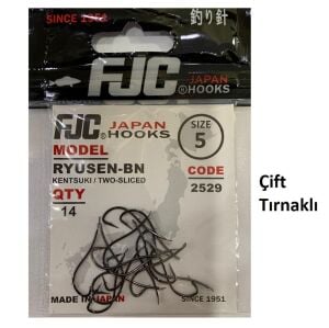 FJC 2529 No:5 Ryusen Black Nikel Olta İğnesi 14 Adet