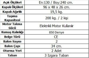 Aqua Storm Balıkçı Tipi ST 240 Gri-Kırmızı Şişme Bot