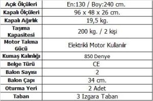 Aqua Storm Balıkçı Tipi ST 240 Gri-Kırmızı Şişme Bot