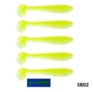 Fujin Round Bait 7cm 3gr Silikon Balık 5 Adet SB02