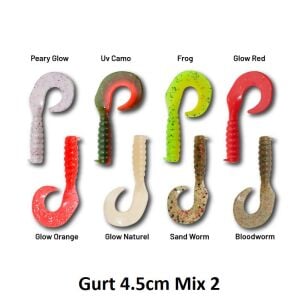 Hanfish Gurt 45 4.5cm LRF Silikon Yem 10 Adet Mix 2