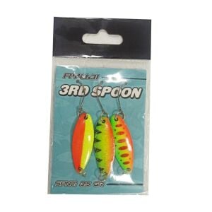Ryuji 3RD Spoon 3.5gr 3.5cm 3 lü Alabalık Kaşık Set