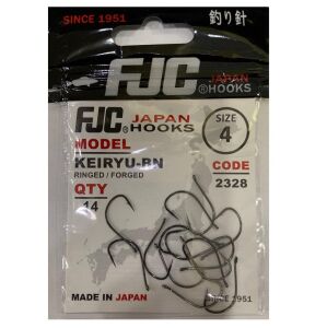FJC 2328 No:4 Keiryu Black Nikel Olta İğnesi 14 Adet