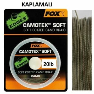 Fox Edges Camotex Soft 20m 20lb Kaplamalı Rig İpi
