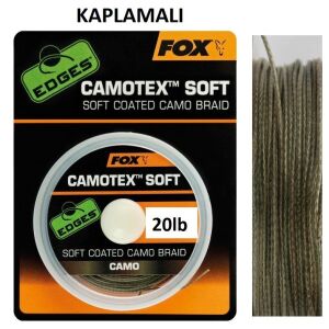 Fox Edges Camotex Soft 20m 20lb Kaplamalı Rig İpi