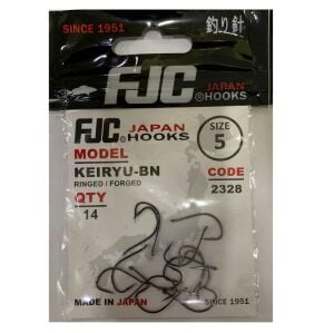 FJC 2328 No:5 Keiryu Black Nikel Olta İğnesi 14 Adet