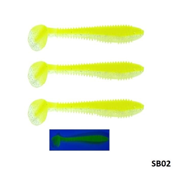 Fujin Round Bait 10cm 7.5gr Silikon Balık 3 Adet SB02