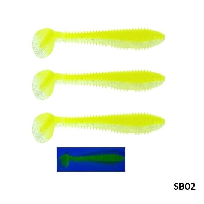 Fujin Round Bait 10cm 7.5gr Silikon Balık 3 Adet SB02