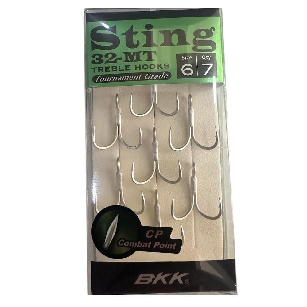 BKK Sting-32 MT No:6 Üçlü Olta İğnesi 7 Adet
