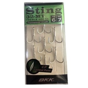 BKK Sting-32 MT No:6 Üçlü Olta İğnesi 7 Adet