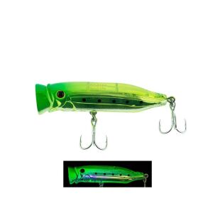 Fujin Salt Popper 70mm 9.5gr Su Üstü Maket Balık 179 UV Green Sardine