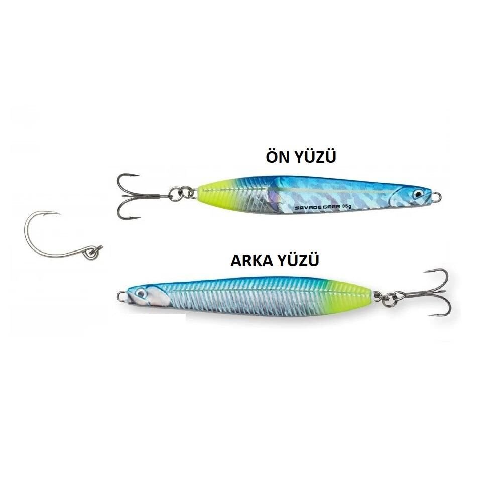 Savage Gear Surf Seeker 10cm 30gr Jig Yem Blue Chrome