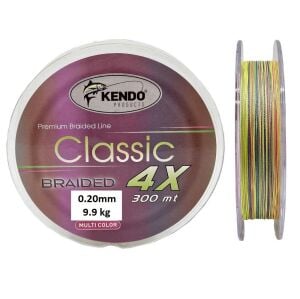 Kendo Classic 4X 0.20mm 300m Multicolor Örgü İp Misina