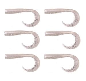 Savage Gear LB Sandeel Curltail 7cm 2gr Silikon Yem 6 Adet Pearl Silver