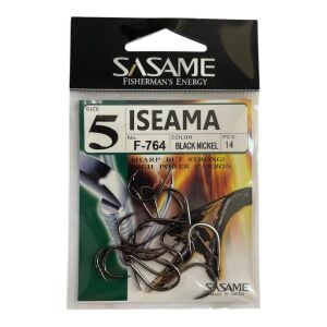 Sasame F-764 No:5 İseama Black Nikel Olta İğnesi 14 Adet