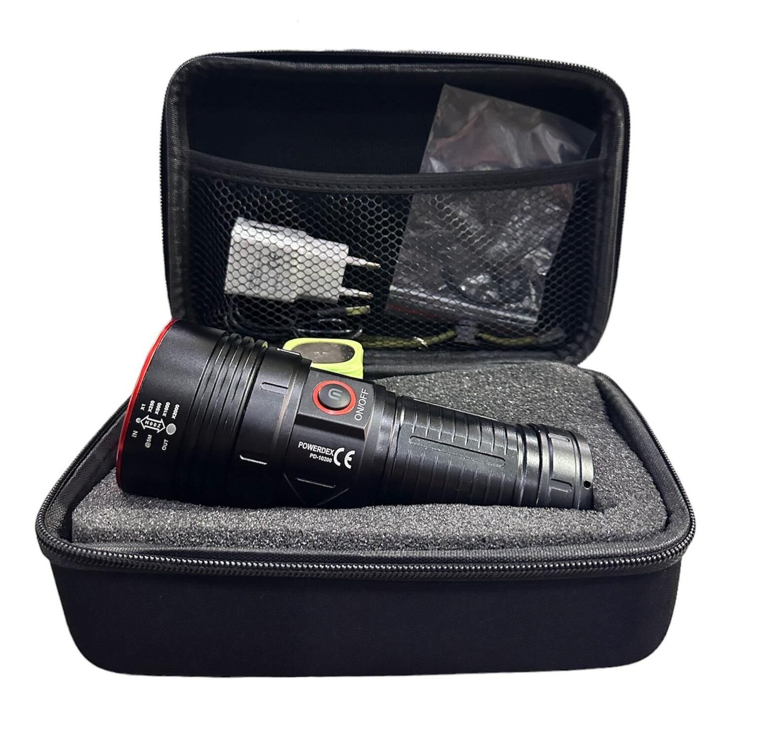 Powerdex PD-10200 Profesyonel Avcı El Feneri 35W 3200 Lümen