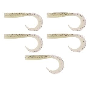 Savage Gear LB Sandeel Curltail 10cm 5gr Silikon Yem 5 Adet Glow