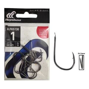 Hayabusa HFKS 130 No:1 Black Nikel İğne 15 Adet