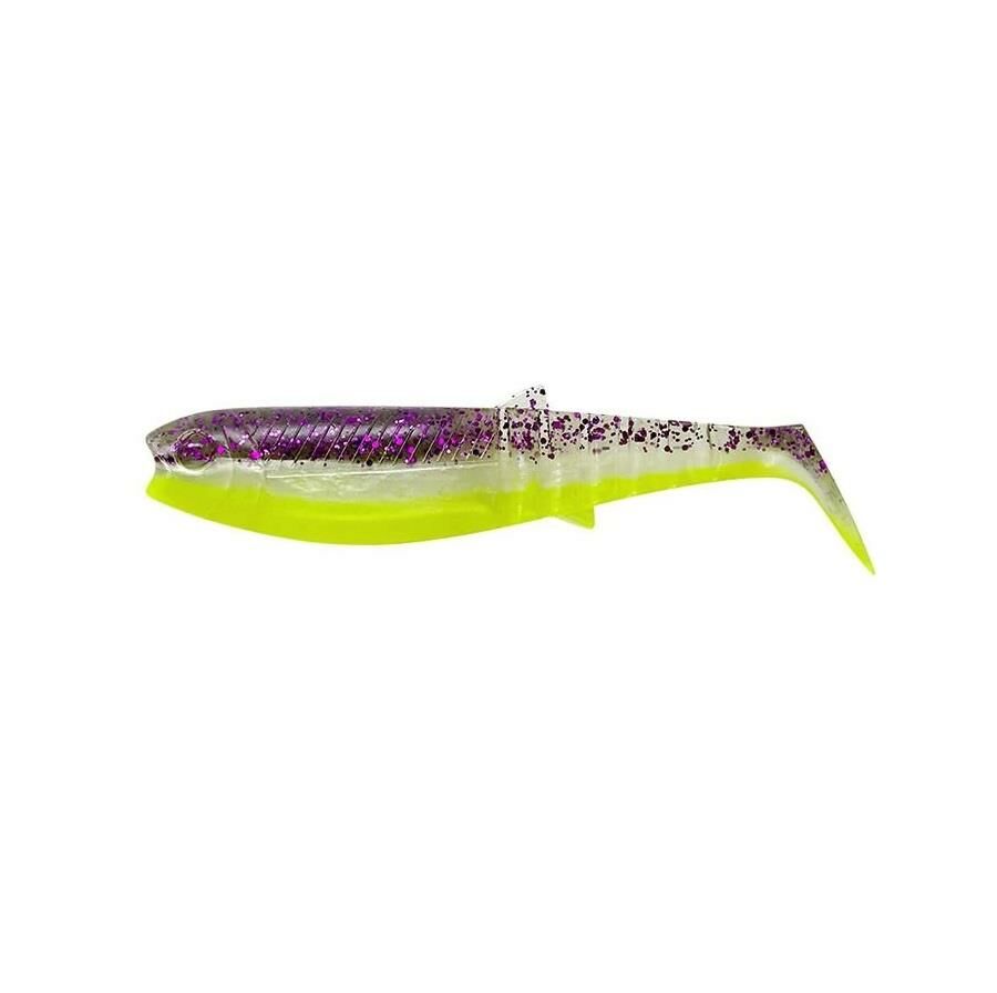 Savage Gear Cannibal Shad 10cm 9gr Purple Glitter Bomb