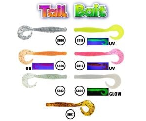 Fujin Tail Bait 10.5 cm 4.6 gr Silikon Balık (5 li Paket)