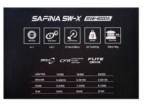 Okuma Safina SW-X SNW-8000A 4+1BB Olta Makinesi