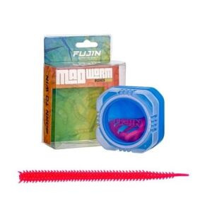 Fujin Mad Worm 9cm LRF Silikonu 10 Adet Fluo Pink Glow