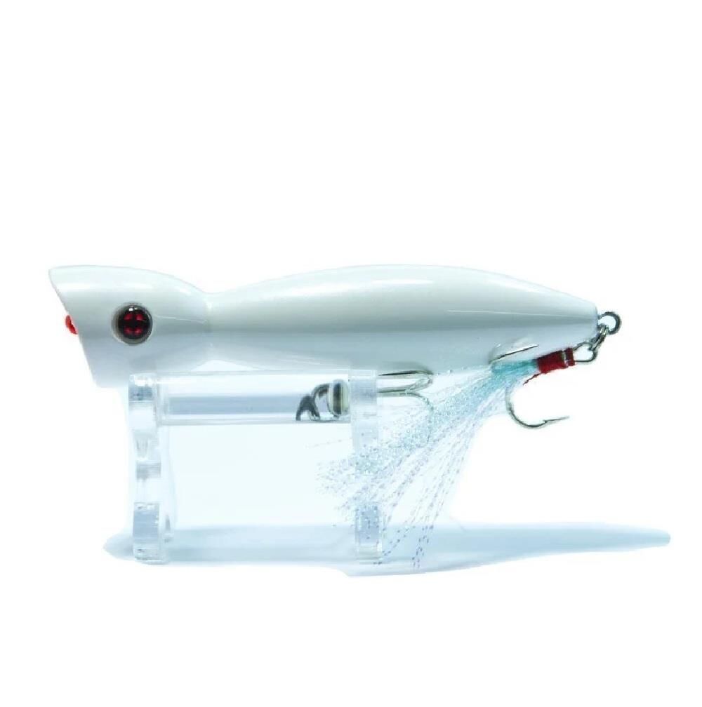 Fujin La-Nina 10cm 24gr Maket Balık Su Üstü Popper 130 Red Mouth White