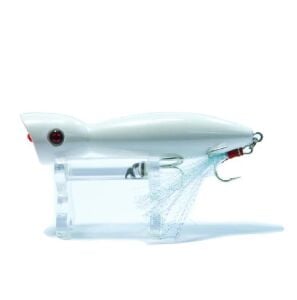Fujin La-Nina 10cm 24gr Maket Balık Su Üstü Popper 130 Red Mouth White