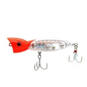 Fujin La-Nina 10cm 24gr Maket Balık Su Üstü Popper 041 Moon Red Head