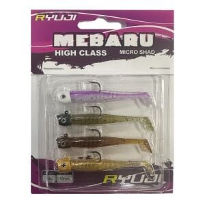 Ryuji Mebaru Micro Shad 65mm 3.8gr LRF Silikon Yem Seti Natural Mix