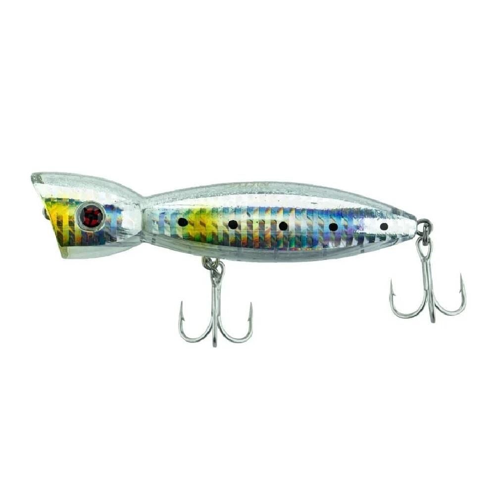 Fujin La-Nina 10cm 24gr Maket Balık Su Üstü Popper 03T Trans Iwashi