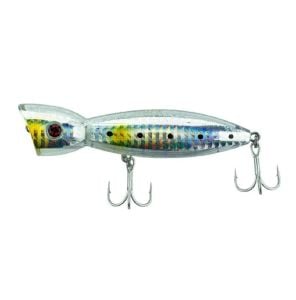 Fujin La-Nina 10cm 24gr Maket Balık Su Üstü Popper 03T Trans Iwashi