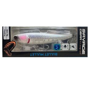Savage Gear Bullet Mullet 8cm 8gr Su Üstü Maket Yem LS İllusion White