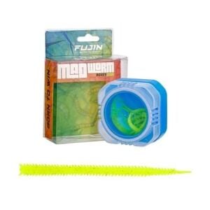 Fujin Mad Worm 9cm LRF Silikonu 10 Adet Fluo Green