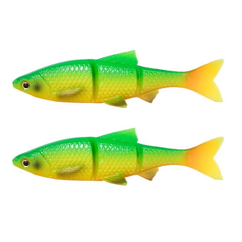 Ryuji Fat Shad 13cm 16.5gr Silikon Balık 2 Adet Green Yellow