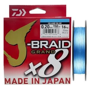 Daiwa J-Braid Grand 135mt 0.20mm 8X Island Blue İp Misina