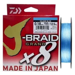 Daiwa J-Braid Grand 135mt 0.18mm 8X Island Blue İp Misina