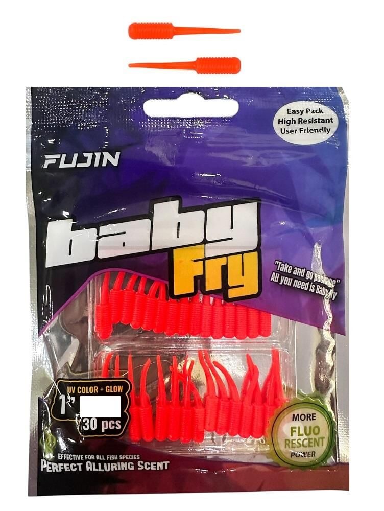 Fujin Baby Fry 2.7cm LRF Silikonu 30 Adet Orange