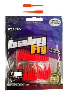 Fujin Baby Fry 2.7cm LRF Silikonu 30 Adet Orange