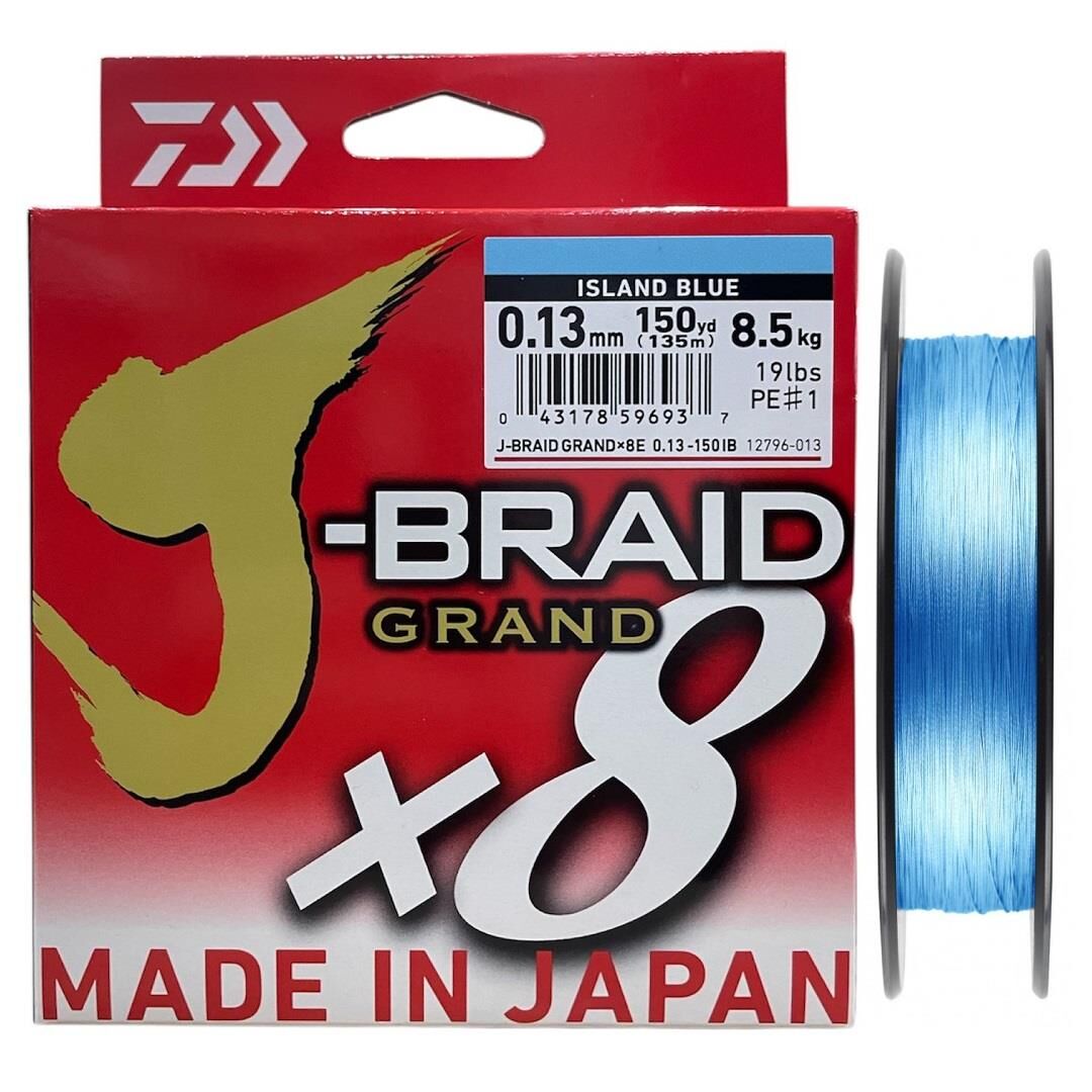 Daiwa J-Braid Grand 135mt 0.13mm 8X Island Blue İp Misina