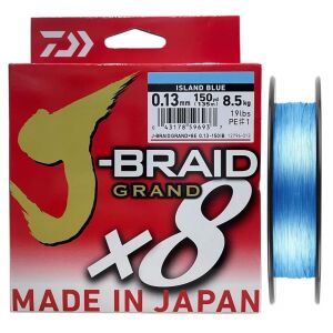 Daiwa J-Braid Grand 135mt 0.13mm 8X Island Blue İp Misina