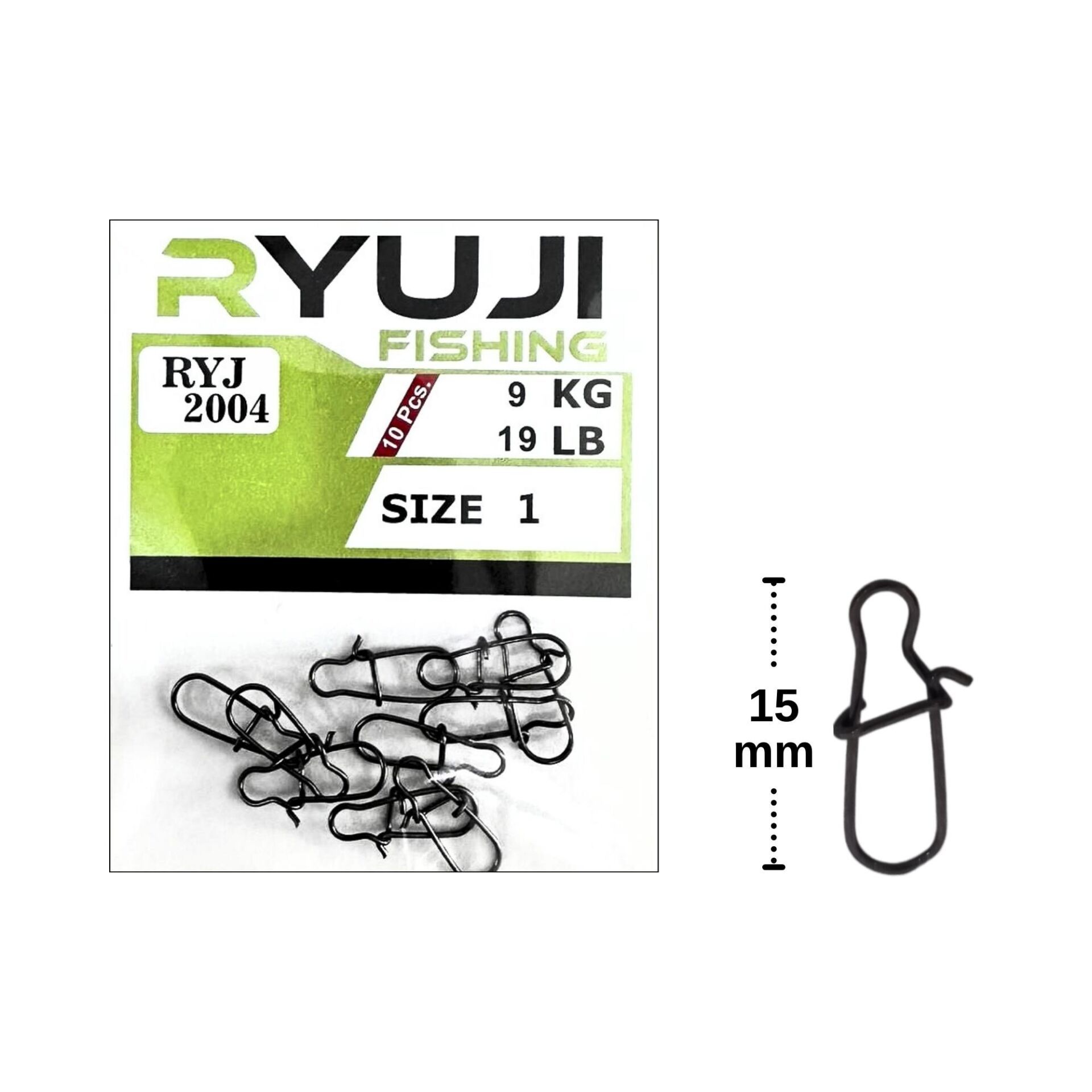 Ryuji RYJ 2004 1 Numara Klips (10 Adet)