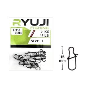 Ryuji RYJ 2004 1 Numara Klips (10 Adet)
