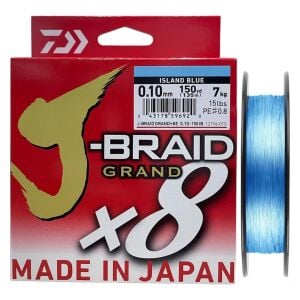 Daiwa J-Braid Grand 135mt 0.10mm 8X Island Blue İp Misina