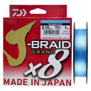 Daiwa J-Braid Grand 135mt 0.10mm 8X Island Blue İp Misina