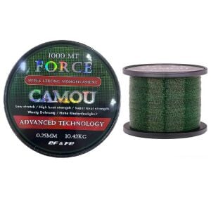 Effe Force 0.25mm 1000m Monofilament Bobin Misina Camou
