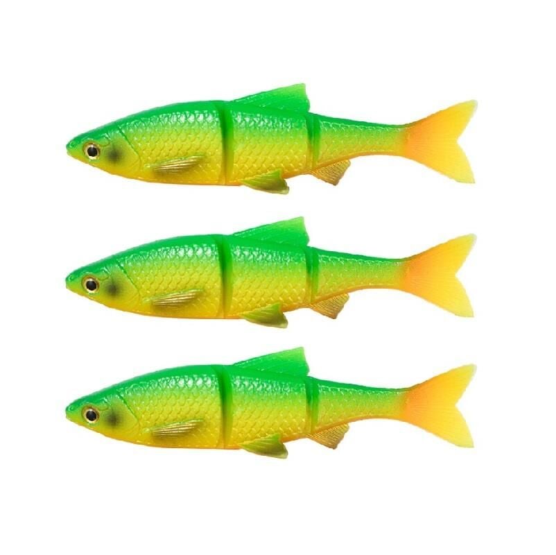 Ryuji Fat Shad 9.6cm 7.7gr Silikon Balık 3 Adet Firetiger